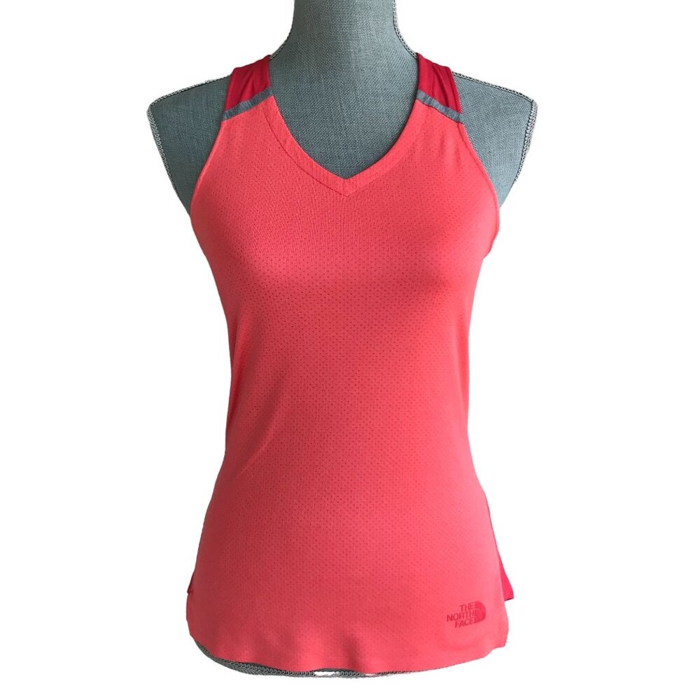 The North Face Athletic Tank Top‎ FlashDry-XD in Coral - Size Small